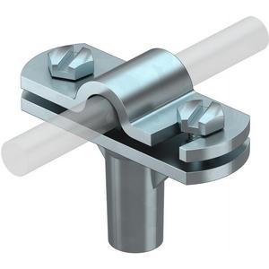 Leitungshalter für Rundleiter 8-10mm Zn G