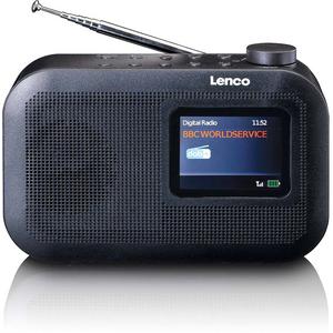 Tragbares DAB+/FM-Radio mit Bluetooth Schwarz