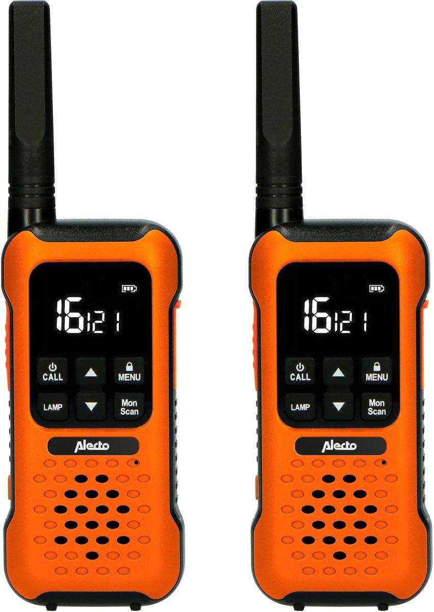 Robustes Funkgerät Reichweite von bis zu 10 Kilometern Orange/Schwarz