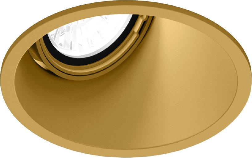 Deckeneinbaudownlight DEEP ADJUST ASYM C. REC 1.0 LED 1800-3000K Drahtf. gold
