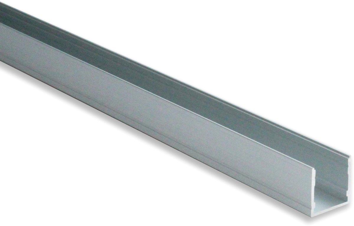 BLine P-M-ON02 LED-Aufbauprofil Alu silber 29W/m B20 x H20 x L2000 mm