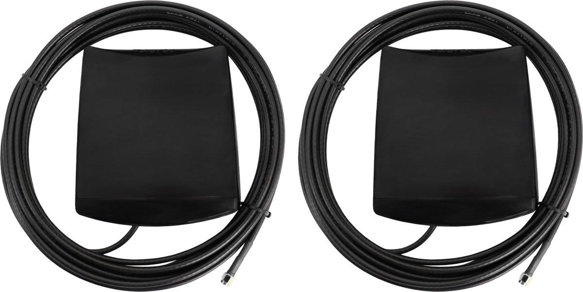 4G/LTE MIMO- Sende- und Empfangsantennen mit 7,5m SMA Kabel