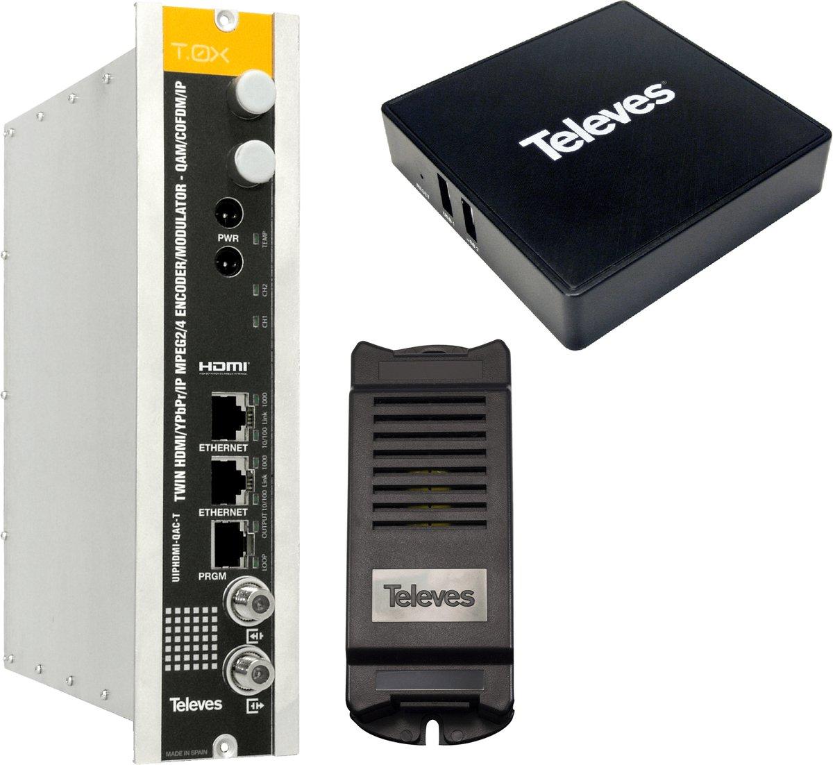 T.0X Infokanal Nemesis DS Player und IP Encoder mit Netzteil