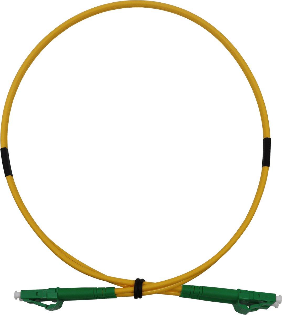 Optisches Duplexkabel Singlemode LC/APC 0,5m