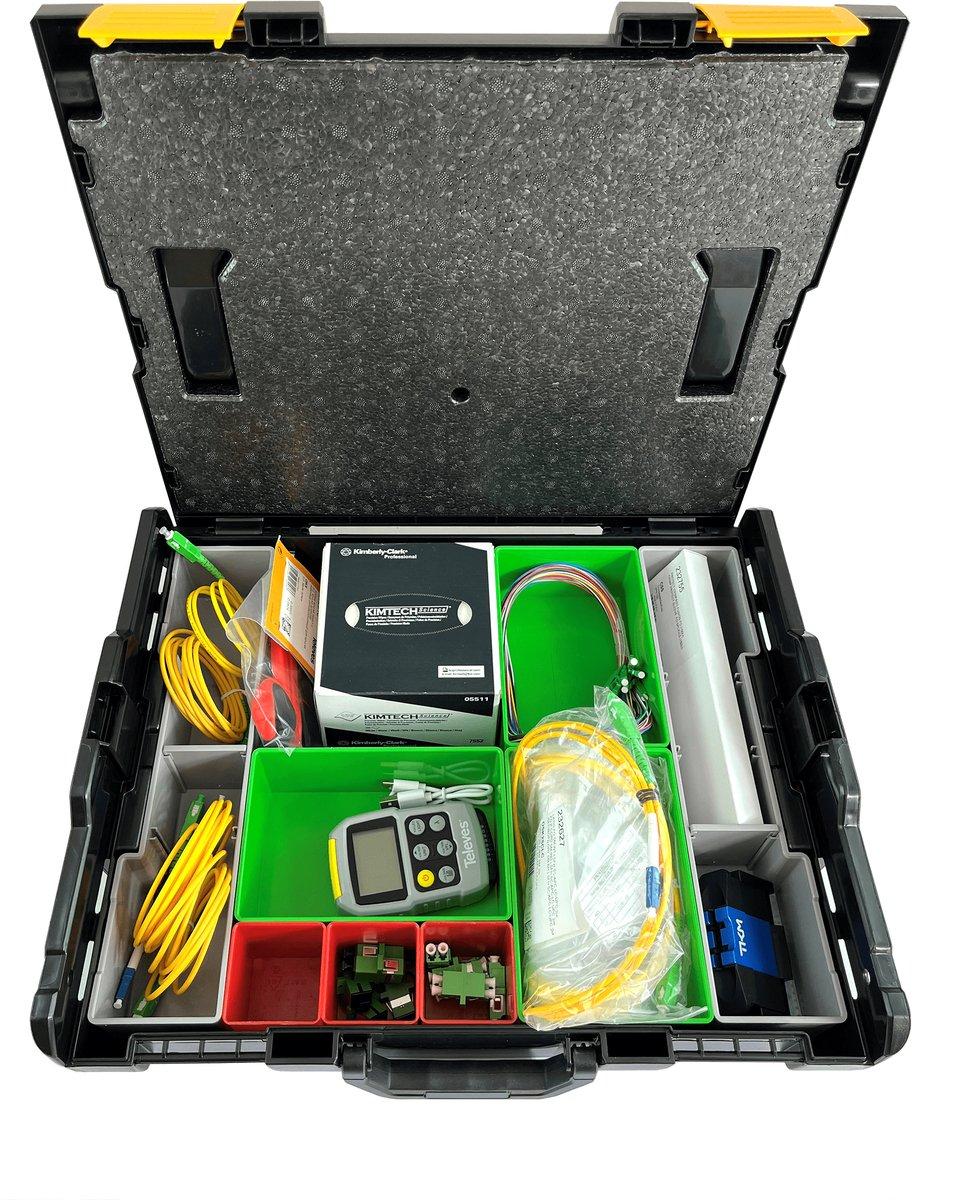 Starterbox für Spleißgerät inl. Spleißschutzpresse in L-BOXX102