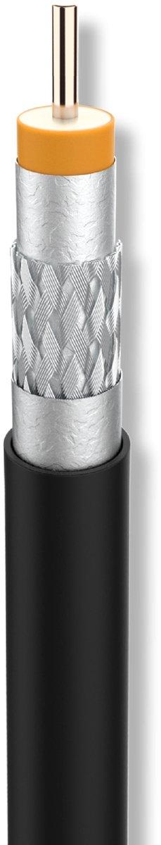 Hochgeflechts-Koaxkabel UV-b. LS0H 500 m Trommel Brandschutzklasse Dca-S2,d2,a2