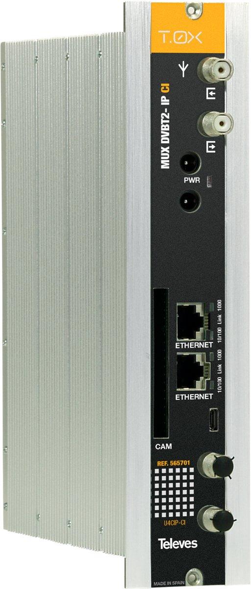 T-0X - Streamer 4 x DVB-T2 in IP mit CI