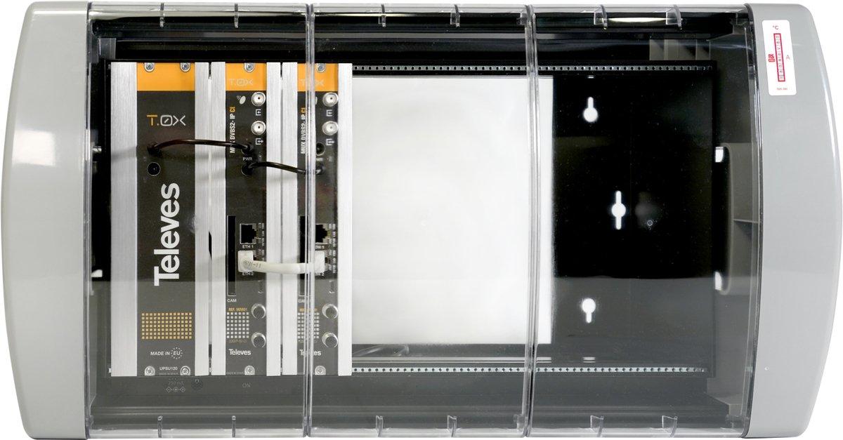 T-0X - Kopfstation 6 Transp. DVB-S/S2 in IP Vorprogammiert im Gehäuse