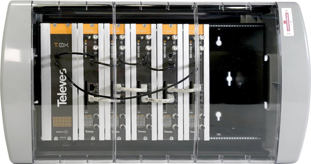 T-0X - Kopfstation 15 Transp. DVB-S/S2 in IP Vorprogammiert im Gehäuse