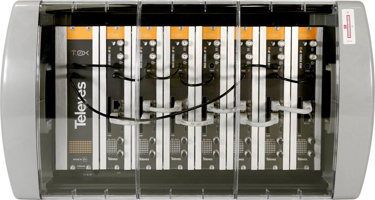T-0X - Kopfstation 21 Transp. DVB-S/S2 in IP Vorprogammiert im Gehäuse