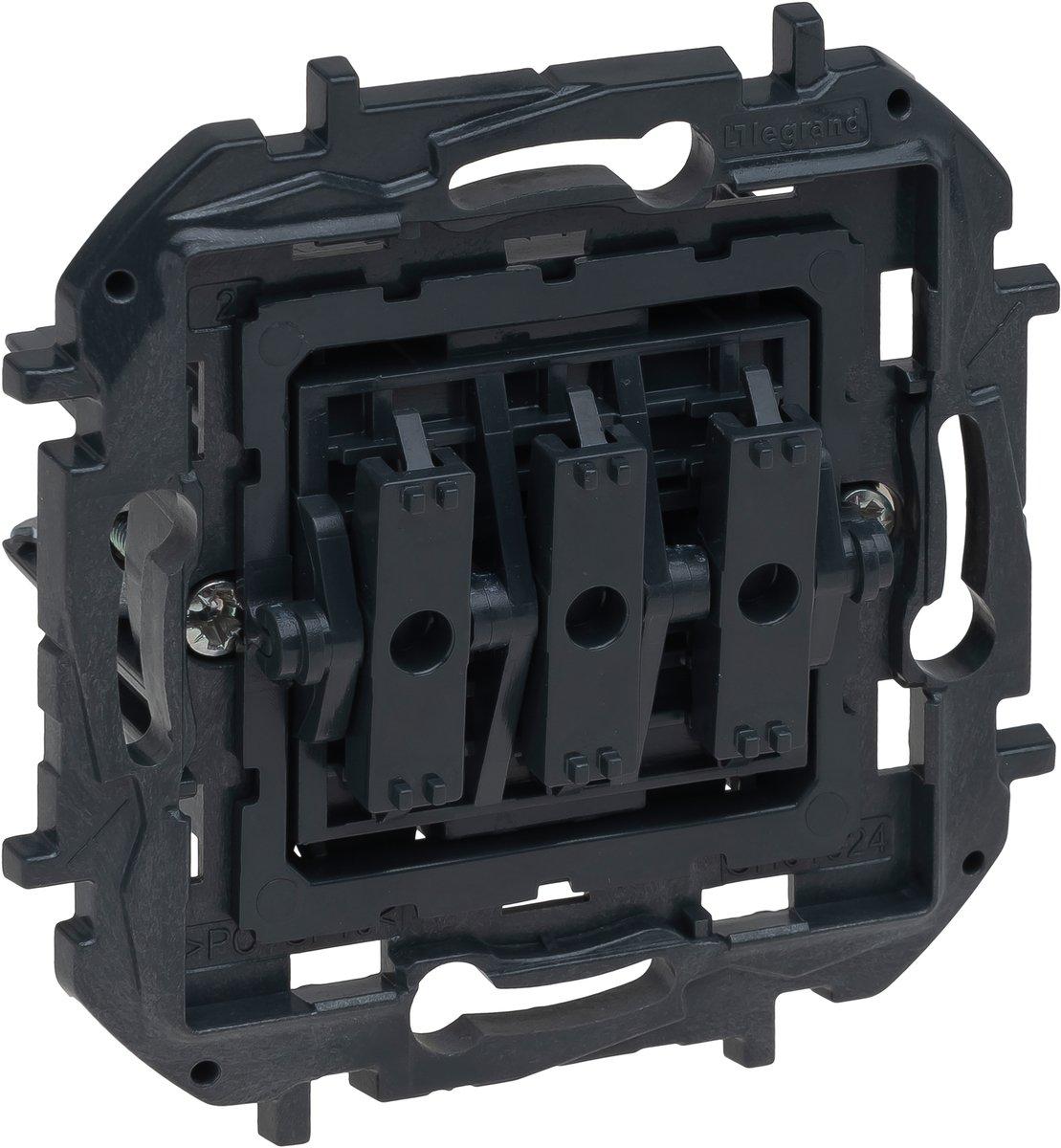 Niloe Step V4 Einsatz 3-Fach Ausschalter 10Ax