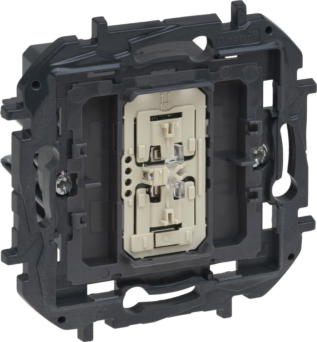 Niloe Step V4 3-Leiter Universal-Tastdimmereinsatz mit Neutralleiter 150W LED