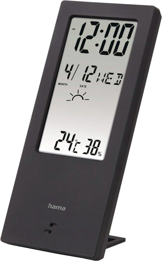 Thermometer/Hygrometer TH-140 mit Wetterindikator Schwarz