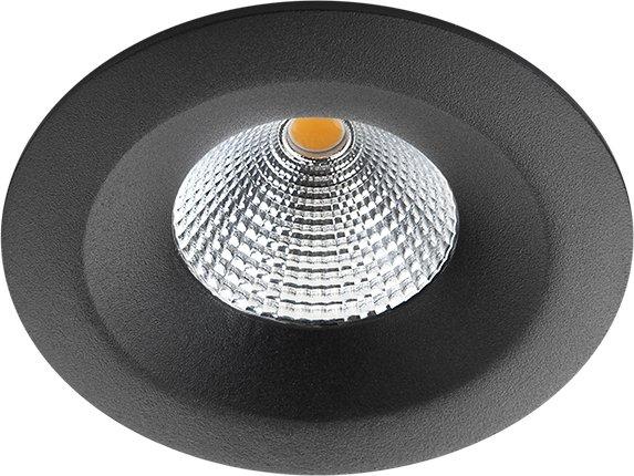 Einbauspot UNILED ISOSAFE AIRTIGHT IP65 schwarz 7W LED 4000K