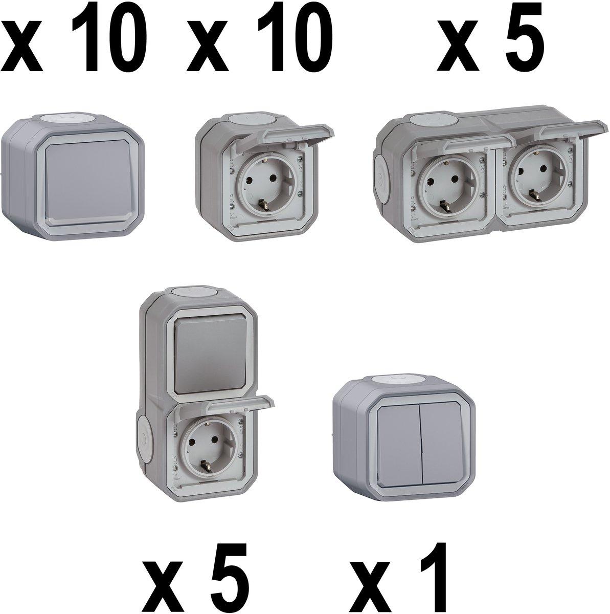 PLEXO NEW AKTIONS-SET 1 GRAU
