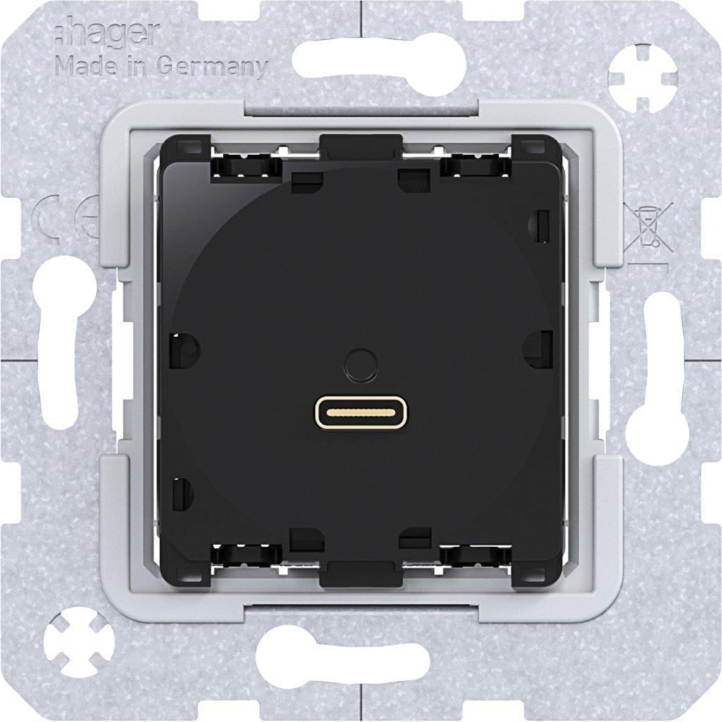 USB Ladesteckdose Typ C Power Modul 65 W schwarz UP für Z.-stück TAE A.x/C.x