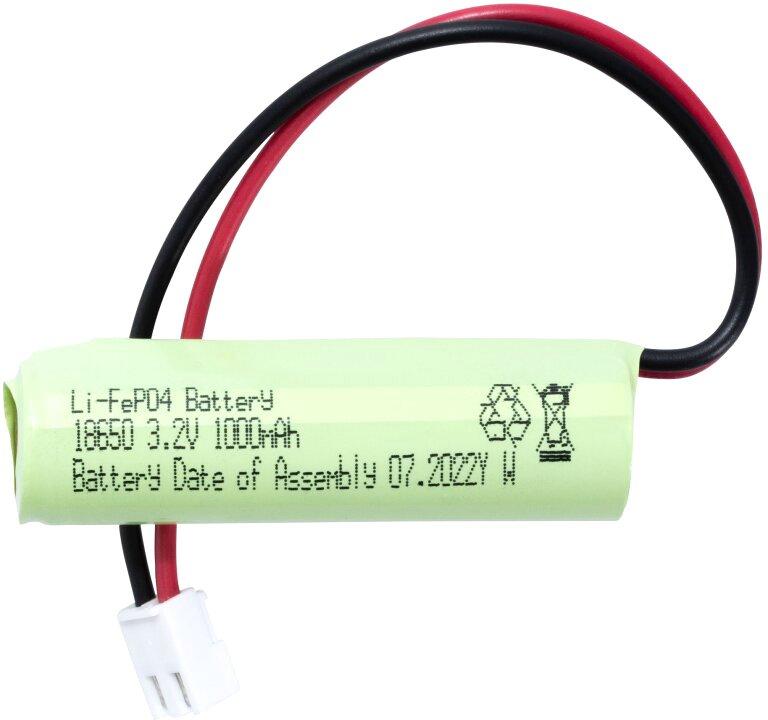 Ersatzakku für LED-Notleuchte EXITmulti und EXITflat Li-FePO4 3,2V 1000mAh