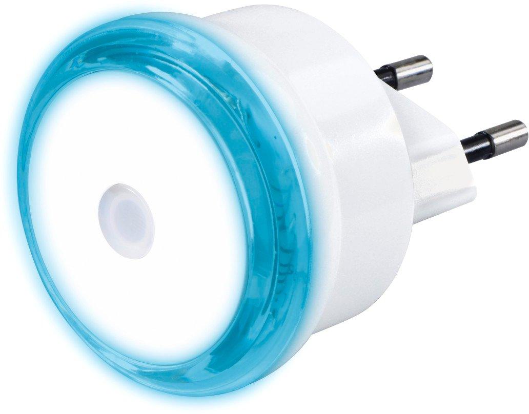LED-Nachtlicht Basic mit Stecker Dämmerungssensor energiesparend Blau
