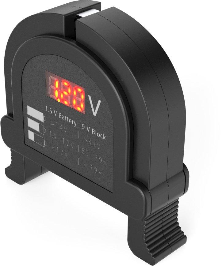 Digitaler Akku-/Batterie-Tester Universal-Messgerät für Akkus Batterien