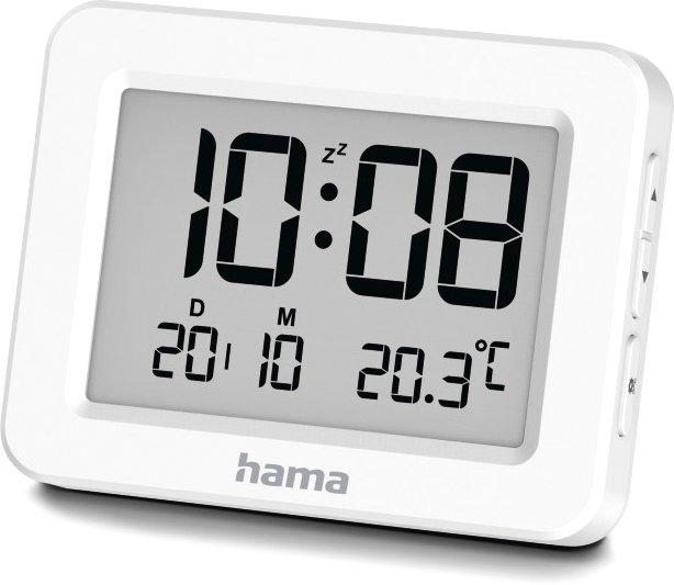 Digitaler Wecker Kos LCD Weiß