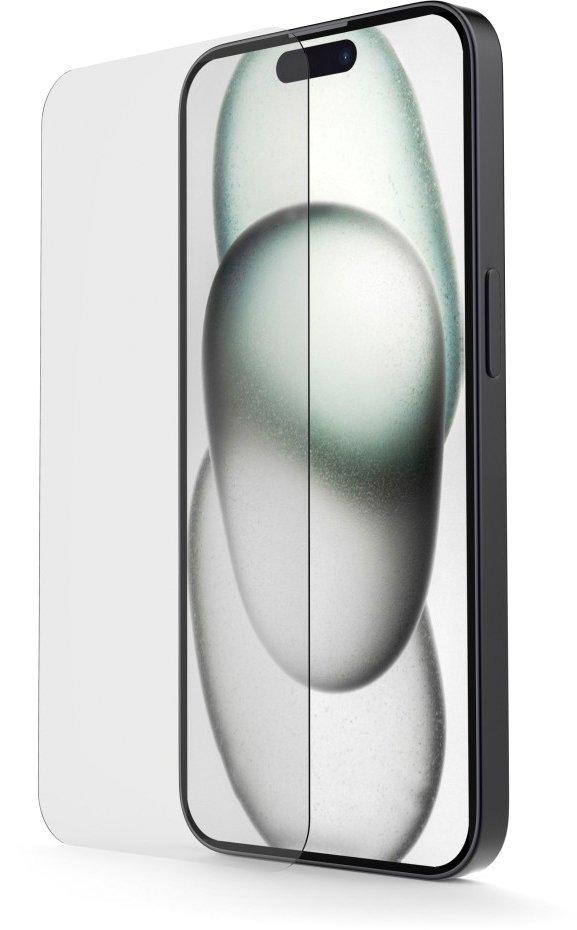 Handy-Schutzglas Clear Protect für Apple iPhone 15 Pro Montagehilfe
