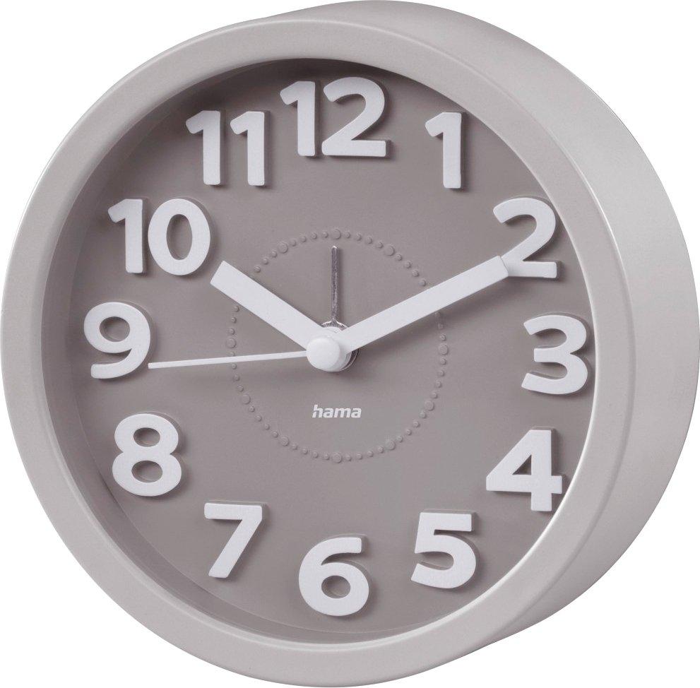 Wecker Retro rund Taupe