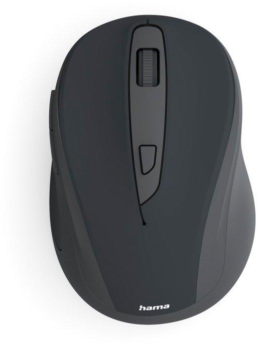 Funkmaus WM-400 ergonomisch optisch 6 Tasten ohne Klickgeräusch SW