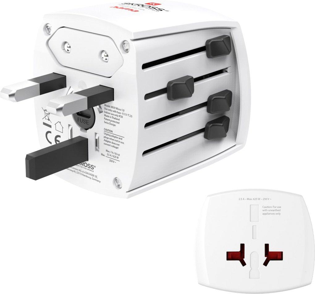Weltreiseadapter MUV Micro 2-polig