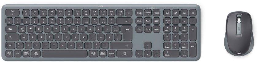Multi-Device-Tastatur-Maus-Set WKM-550 kabellos Funk/BT SW QWERTZ DE