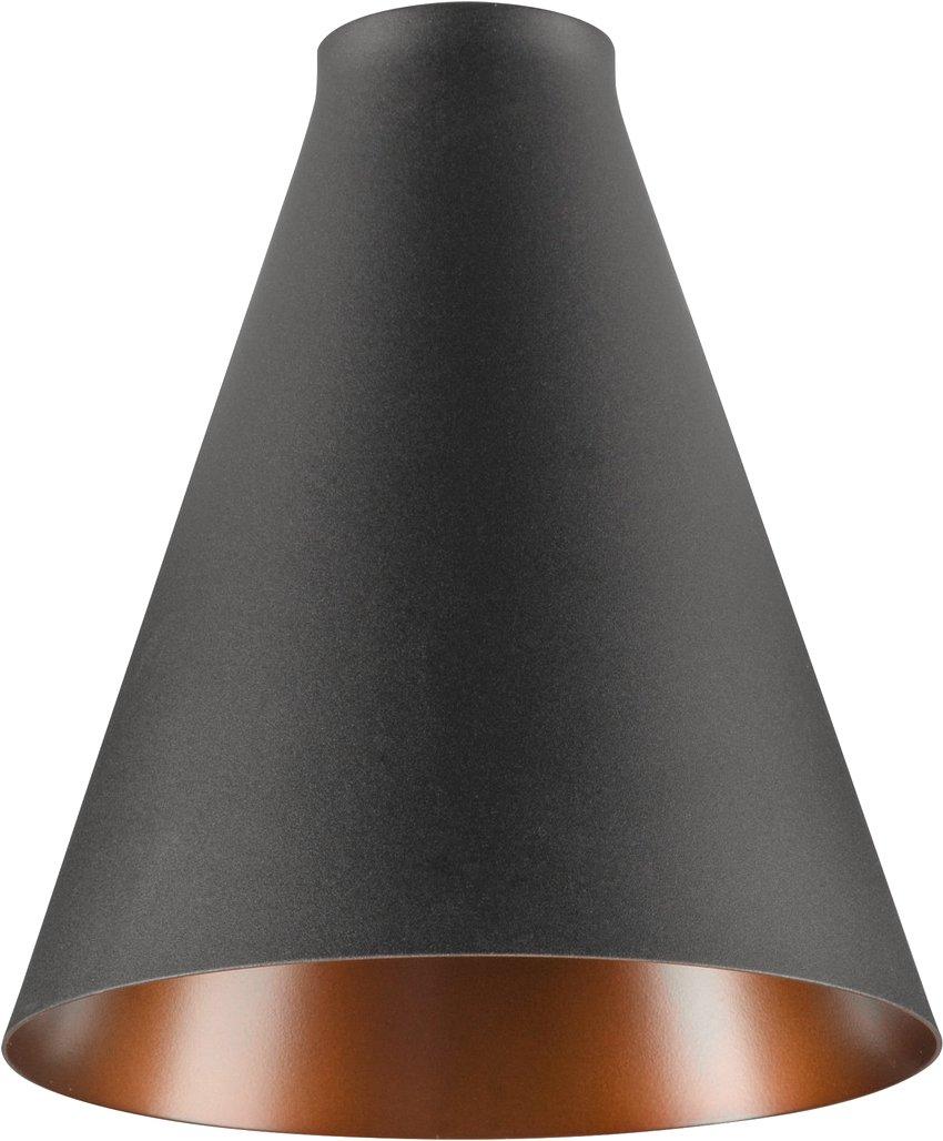 LALU CONE 15 Leuchtenschirm E27 Base Mix&Match H: 17 cm schwarz / bronze