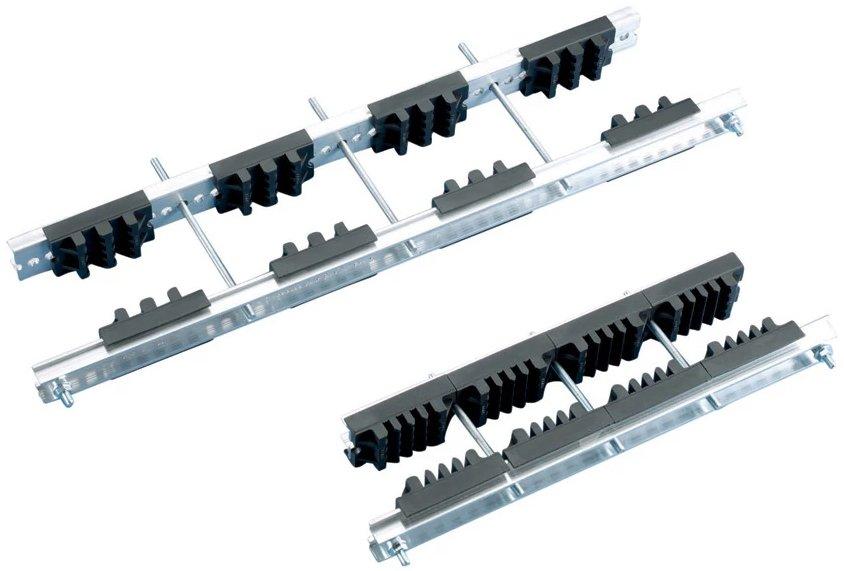 CABS Verteilerschienenhalterung Bausatz 1–4 Verteilerschienen pro Phase 30–125 mm