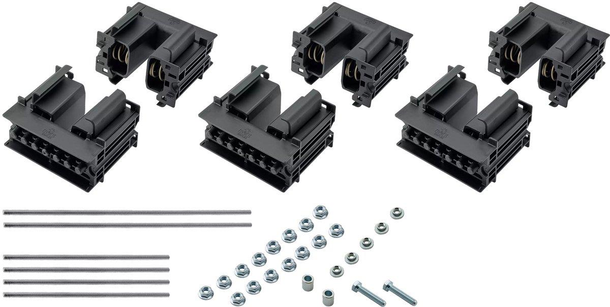 FleXbus Halterungs-Set Seitlich 3 Pole 100 mm x 169 mm