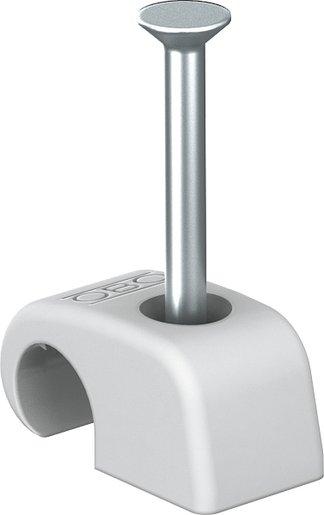 Haft-Clip Großverpackung 7-12mm L35 PP lichtgrau RAL 7035