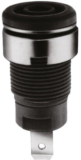 4 mm Sicherheitsbuchse grün/gelb