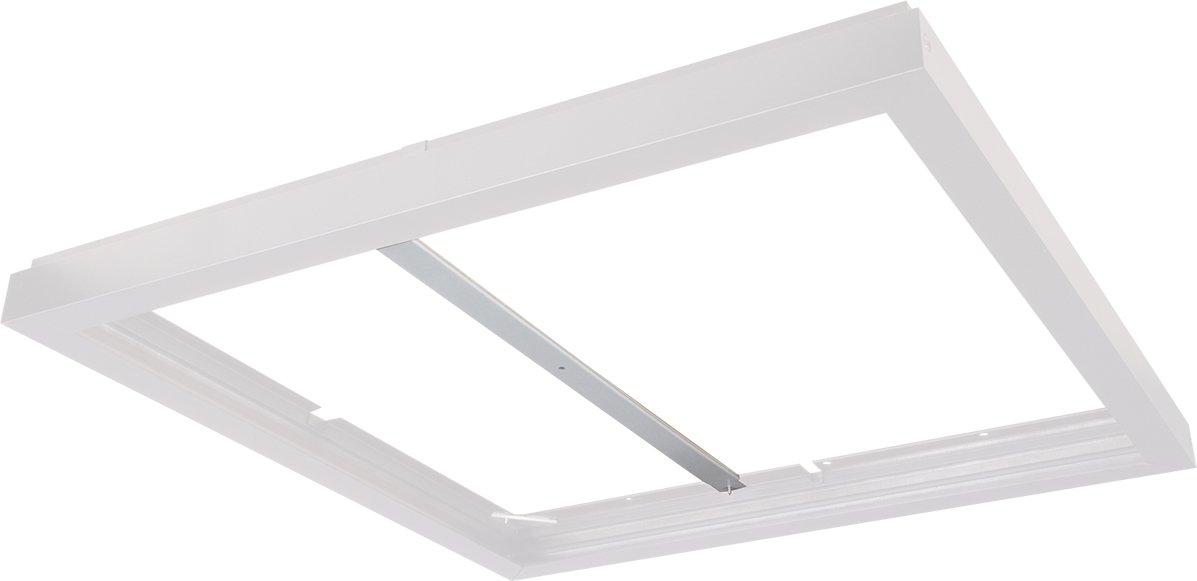 Anbaurahmen SENSE 600x600mm Aluminium weiß für Paneele max. 11mm Höhe
