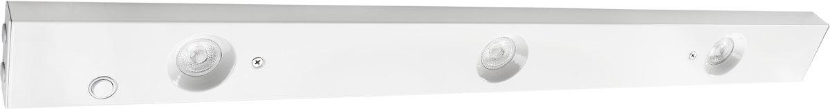 Unterbauleuchte CHEF weiß 828mm 3-Spots 15W LED 1050lm 2700K Ra>90