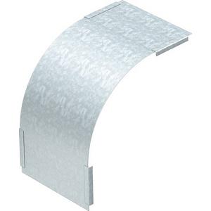 Deckel für Vertikalbogen 90° fallend Stahl bandverzinkt 500 mm