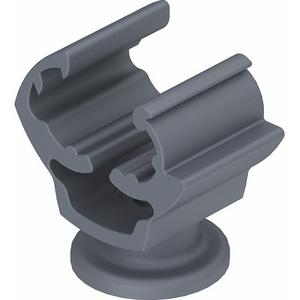 Leitungshalter 30mm PA grau