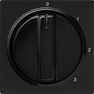 Abdeckung Knebel 3-Stufen 0/1/2/3 für S-Color schwarz