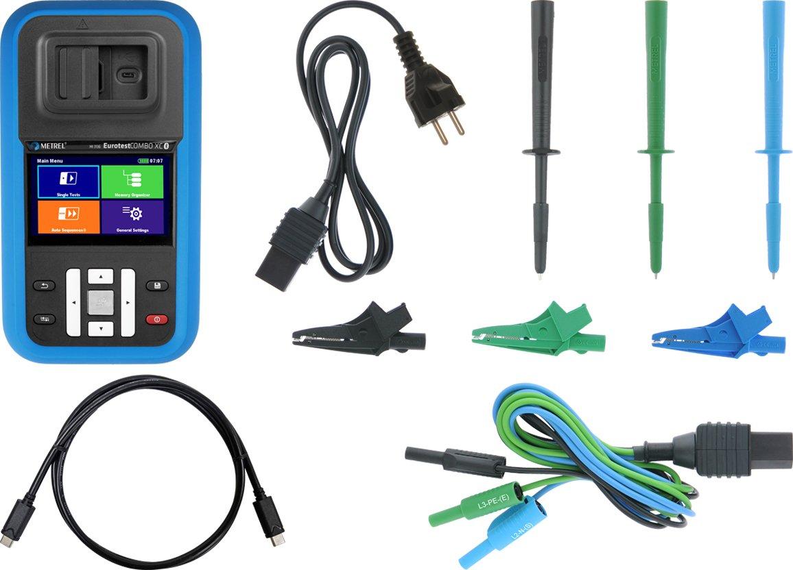 MI 3136 EurotestCOMBO Pro XC Set Mehrzweckprüfgerät mit Combuliding Version