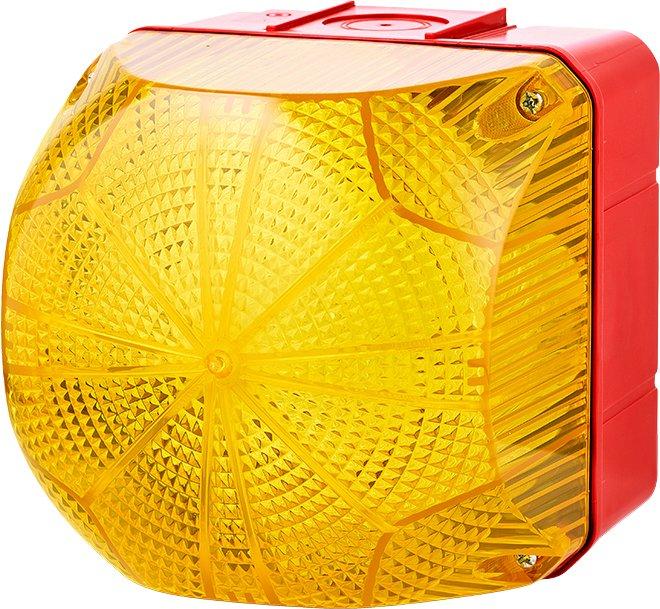 QBS LED Multiblitzleuchte 110-240 V AC/DC gelb rot