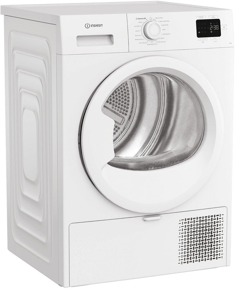 Wärmepumpentrockner Frontlader 9 kg weiß D