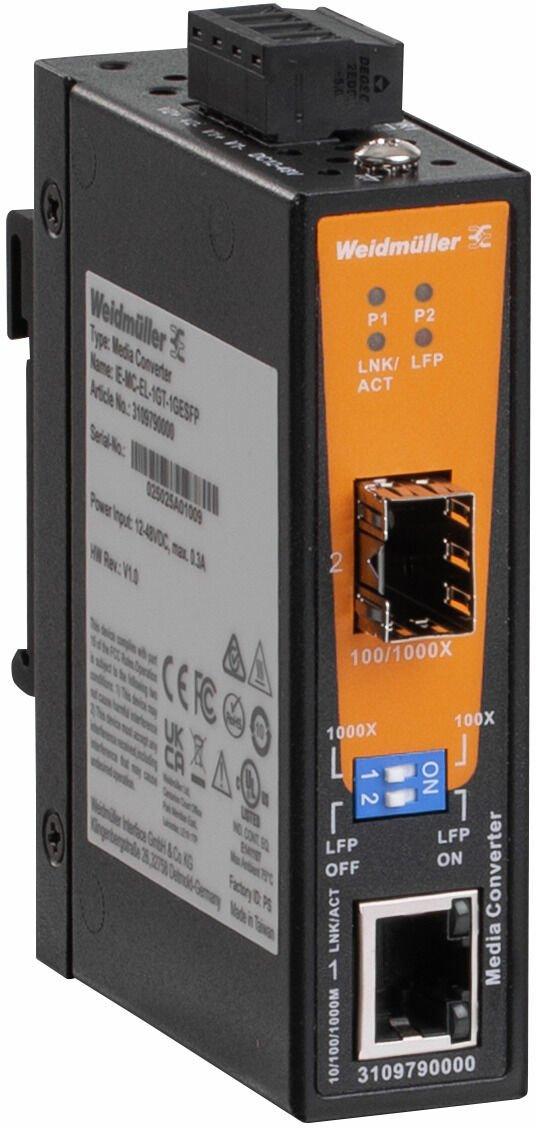Media Konverter RJ45 / LWL IP30