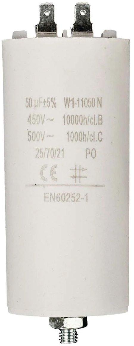 Kondensator 50 uF 450 V Faston