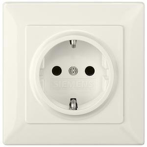 DELTA line Schuko-Steckdose 250V AC 16A Vollplatte 80x80mm