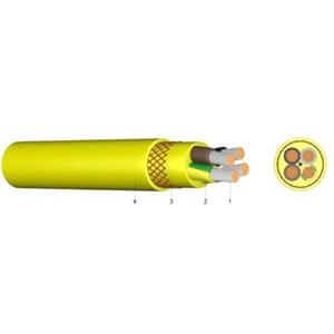 Gummi Krantrommelleitung Cordafle NSHTÖU-J 30x2,5 mm² gelb