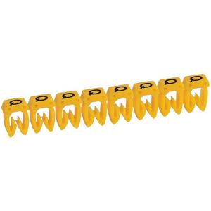 Kennzeichnungssystem CAB 3 f. Leiterquerschn. 1,5-2,5 mm² Buchstabe: Q schwarz