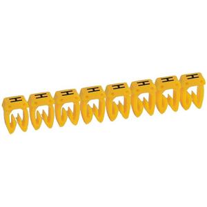 Kennzeichnungssystem CAB 3 f. Leiterquerschn. 1,5-2,5 mm² Buchstabe: H schwarz