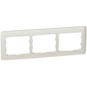 Rahmen 3-fach waagerecht Galea perlmutt