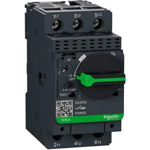 Leistungsschalter für Motorschutz 0 16-0 25A GV2P02